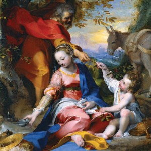 Federico Barocci – Rest on the Flight into Egypt (Il Riposo durante la Fuga in Egitto), also called Madonna of the Cherries (La Madonna delle Ciliegie)