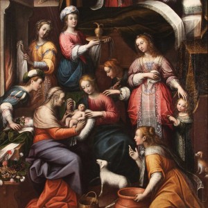 Orsola Maddalena Caccia – The Birth of St. John the Baptist (Nascita di San Giovanni Battista)