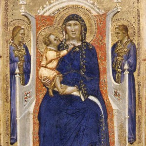 Puccio Capanna – Madonna and Child with Annunciation and Female Saints (Regina Virginum)