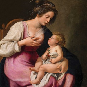 Artemisia Gentileschi – Madonna and Child (Madonna col Bambino)