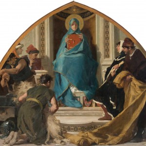 Nicolò Barabino – Faith with Representations of the Arts (La Fede con i Rappresentanti delle Arti)