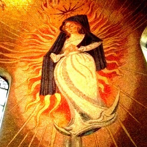 Detail of the Woman Clothed with the Sun from the Woman Clothed with the Sun Mosaic