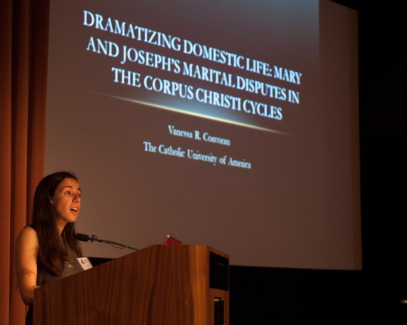 Vanessa Corcoran, Conference Coordinator, speaks about Mary in the English dramatic tradition