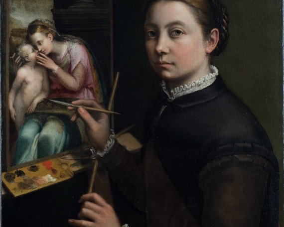 Sofonisba Anguissola – Self-Portrait at the Easel