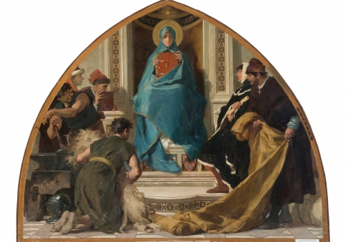 Nicolò Barabino – Faith with Representations of the Arts (La Fede con i Rappresentanti delle Arti)