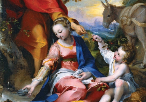 Federico Barocci – Rest on the Flight into Egypt (Il Riposo durante la Fuga in Egitto), also called Madonna of the Cherries (La Madonna delle Ciliegie)