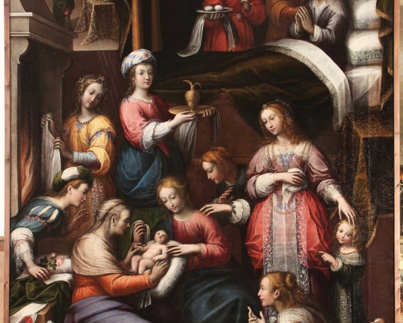 Orsola Maddalena Caccia – The Birth of St. John the Baptist (Nascita di San Giovanni Battista)