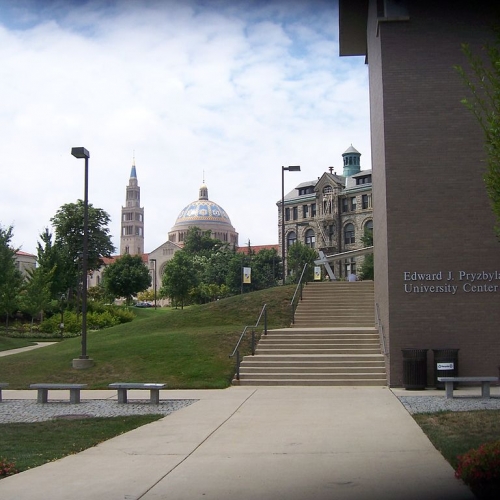 the Pryzbyla Center on the campus of CUA