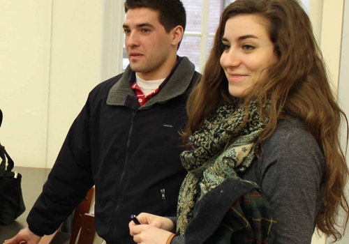 Rachel and Charles at CUA