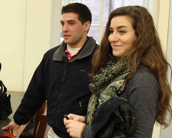 Rachel and Charles at CUA